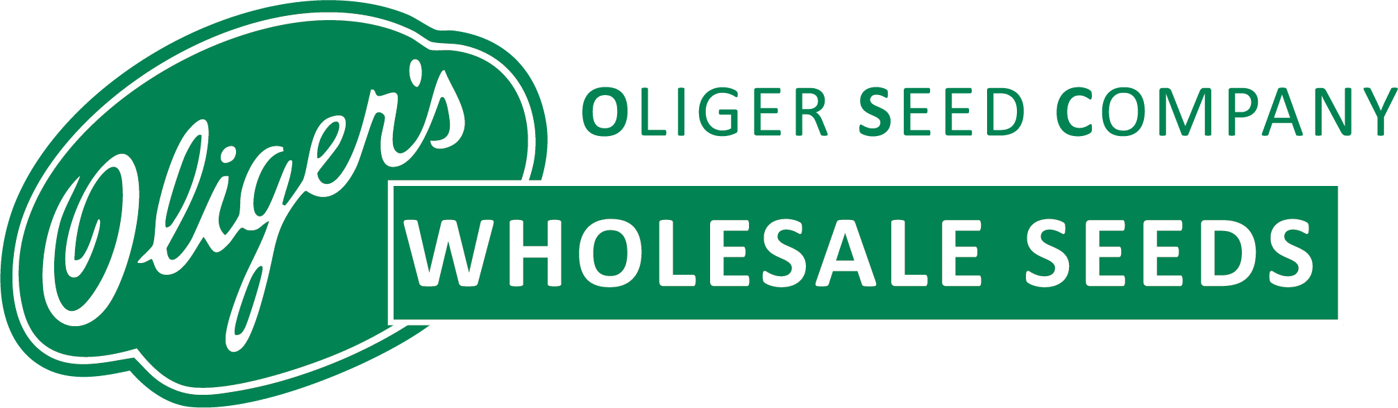 oliger logo - 4c Green logo of Oliger's  Seed  Company of Ankron, Ohio.